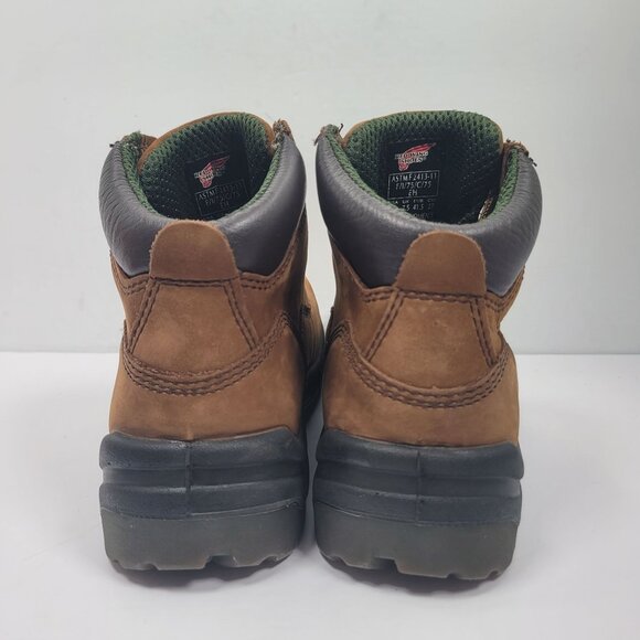 Red Wing 2340 Women's Waterproof Brown Leather Lace Up Boots US Size 10 - Picture 4 of 10